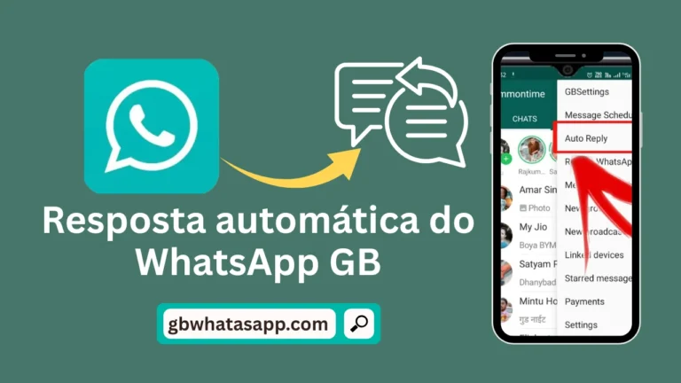 Resposta automática do GB WhatsApp: guia fácil