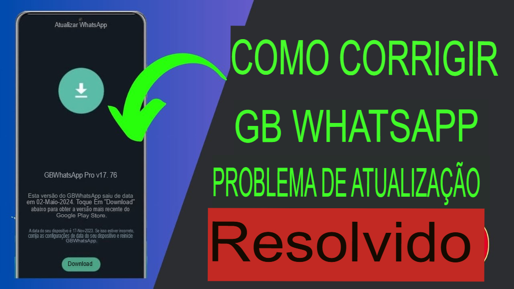 GB WhatsApp não funciona após atualização
