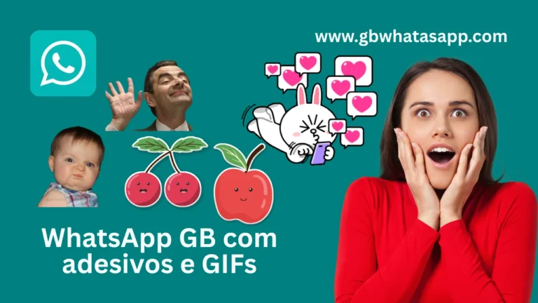 Aprimorando o WhatsApp GB com adesivos e GIFs